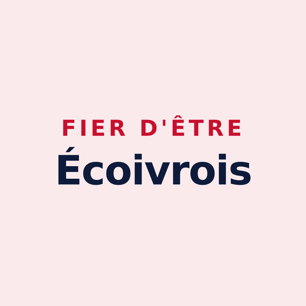 Magnet « Fier d'être Écoivrois » — design pour Écoivres