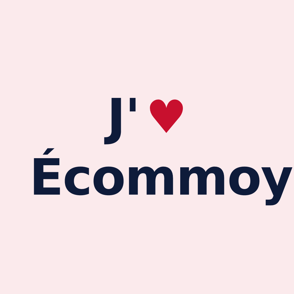 Magnet personnalisé Écommoy — design J'aime Écommoy