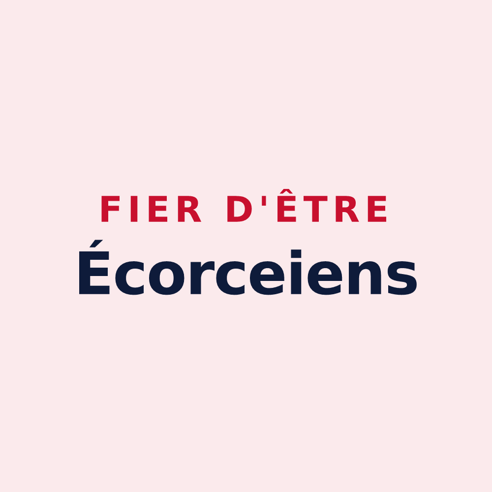 Magnet « Fier d'être Écorceiens » — design pour Écorcei