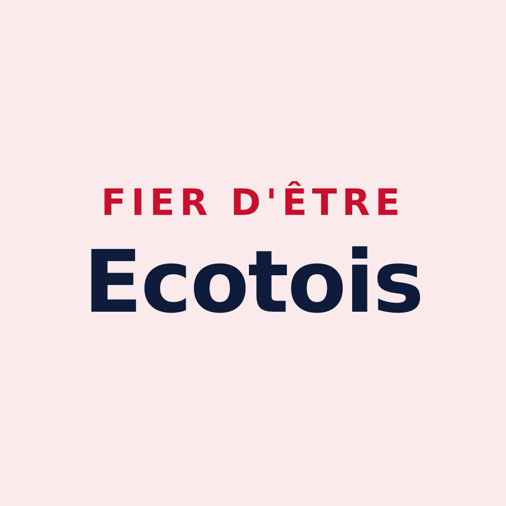 Magnet « Fier d'être Ecotois » — design pour Ecot-la-Combe