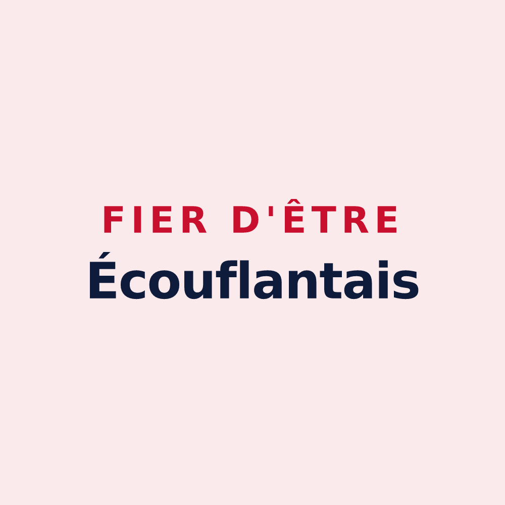 Magnet « Fier d'être Écouflantais » — design pour Écouflant