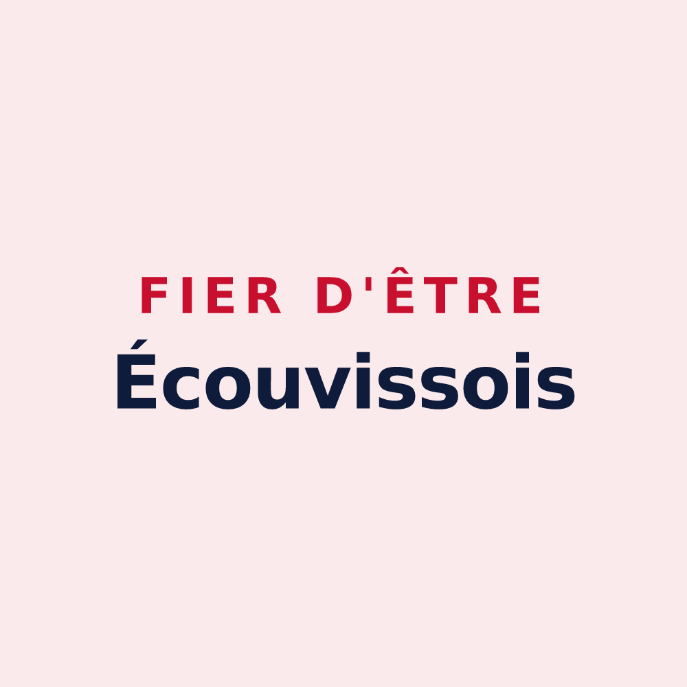 Magnet « Fier d'être Écouvissois » — design pour Écouviez
