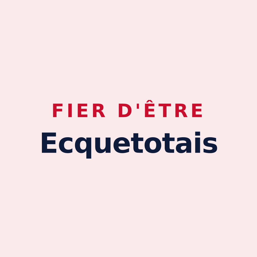 Magnet « Fier d'être Ecquetotais » — design pour Ecquetot