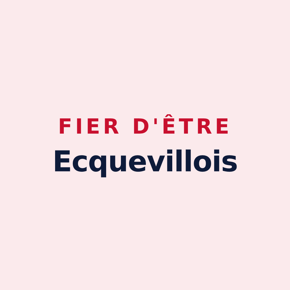 Magnet « Fier d'être Ecquevillois » — design pour Ecquevilly