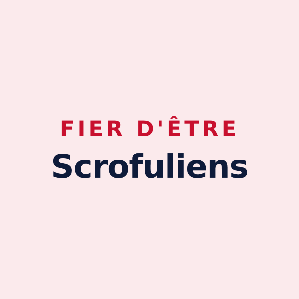 Magnet « Fier d'être Scrofuliens » — design pour Écrouves