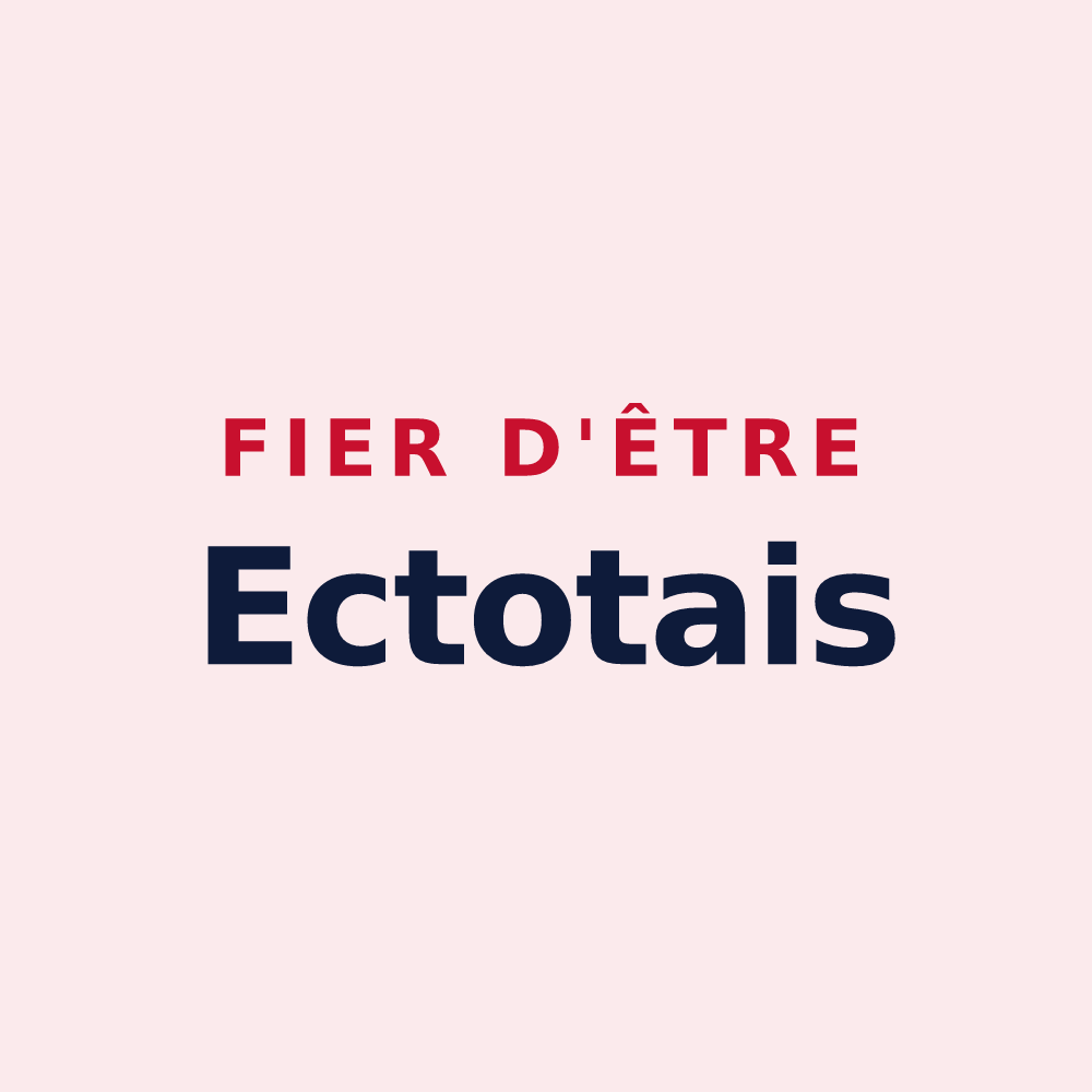 Magnet « Fier d'être Ectotais » — design pour Ectot-l'Auber