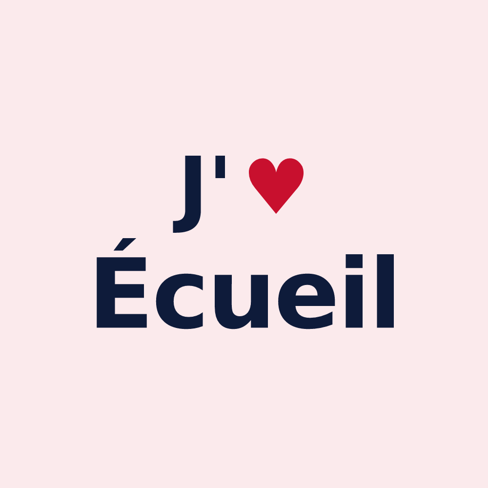 Magnet personnalisé Écueil — design J'aime Écueil