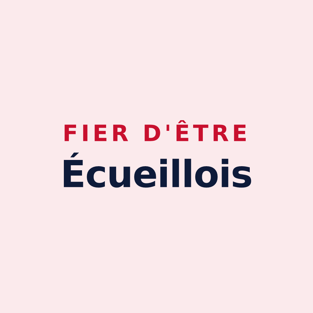 Magnet « Fier d'être Écueillois » — design pour Écueillé