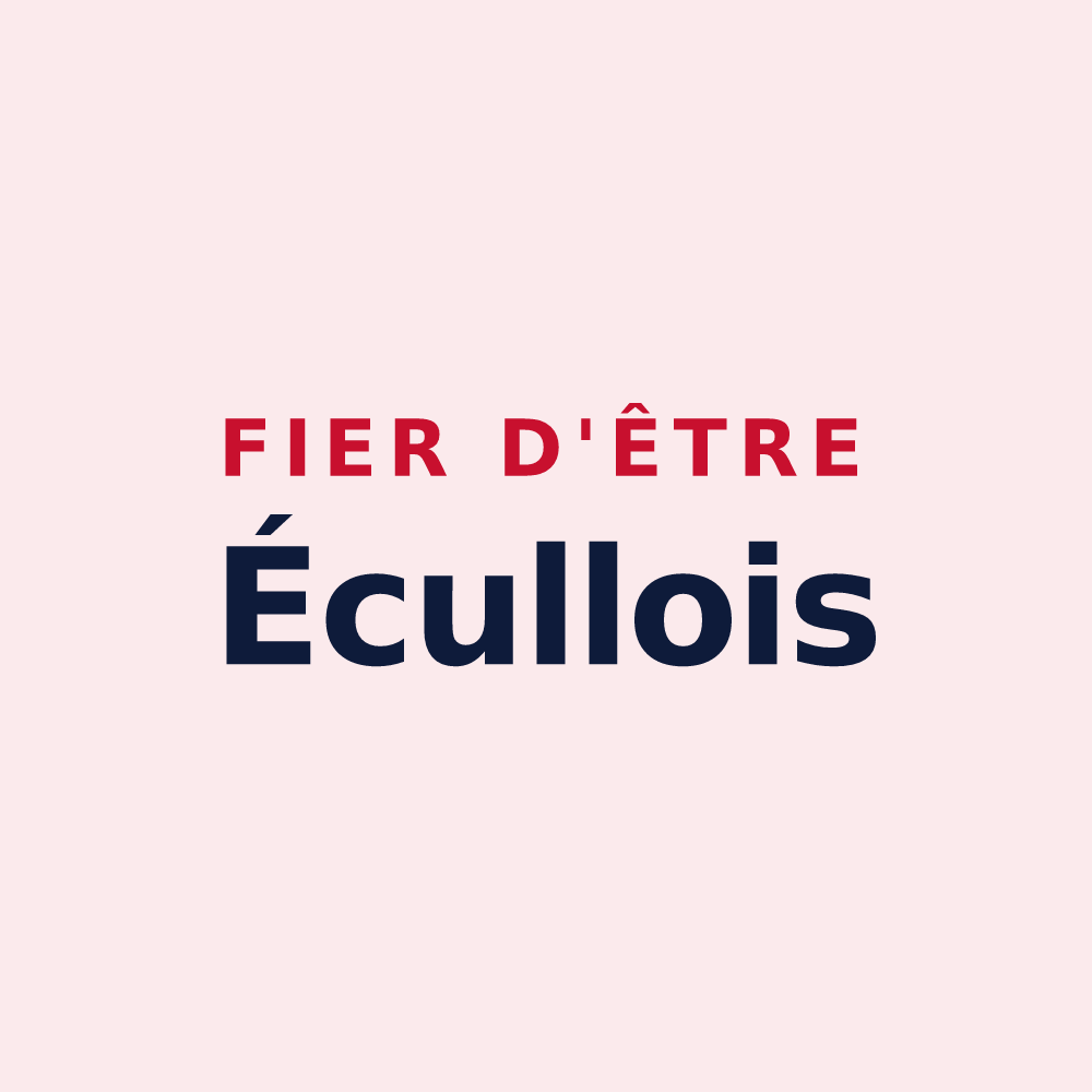 Magnet « Fier d'être Écullois » — design pour Écully