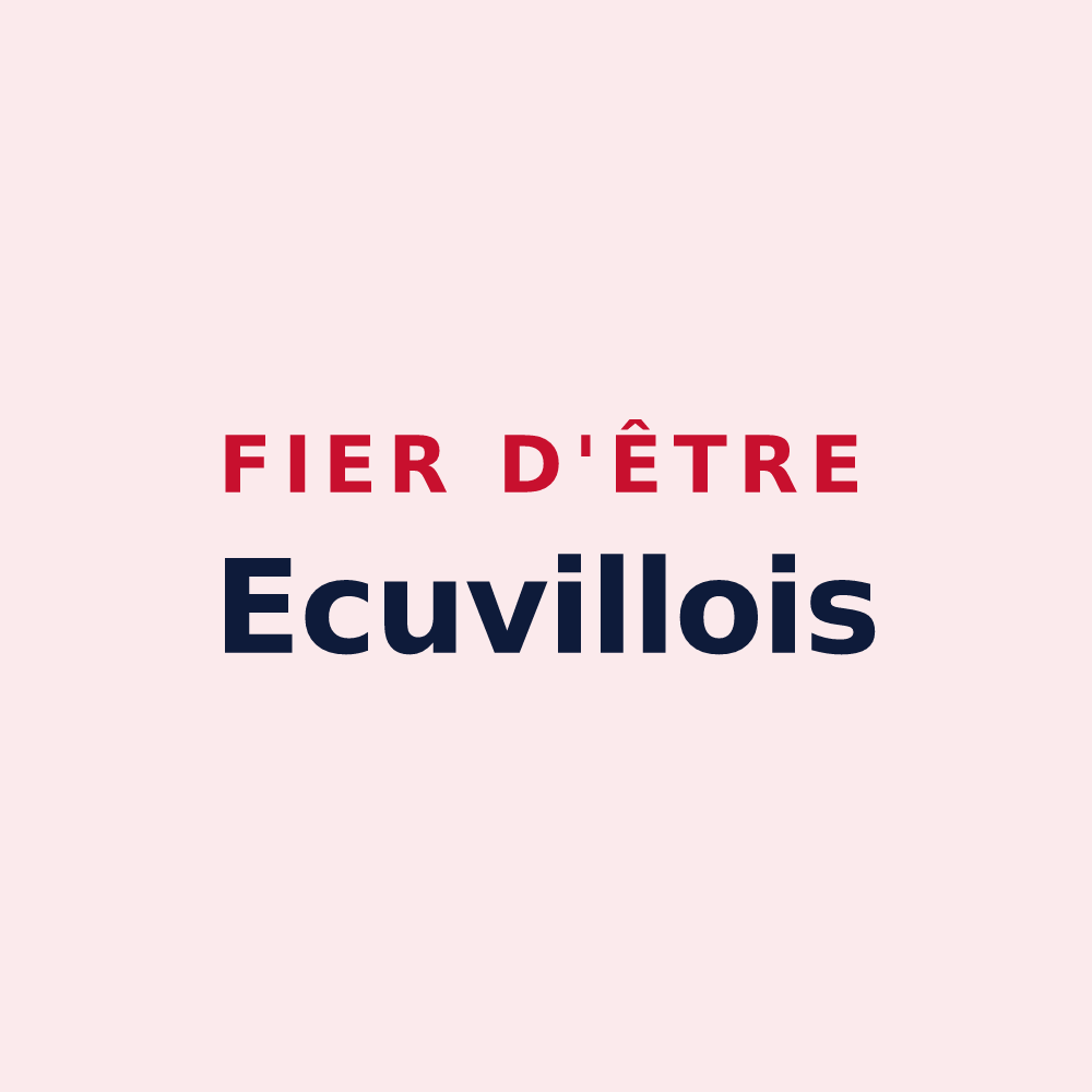 Magnet « Fier d'être Ecuvillois » — design pour Écuvilly