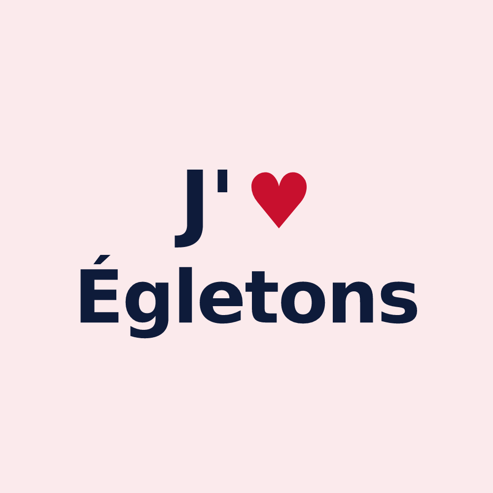 Magnet personnalisé Égletons — design J'aime Égletons