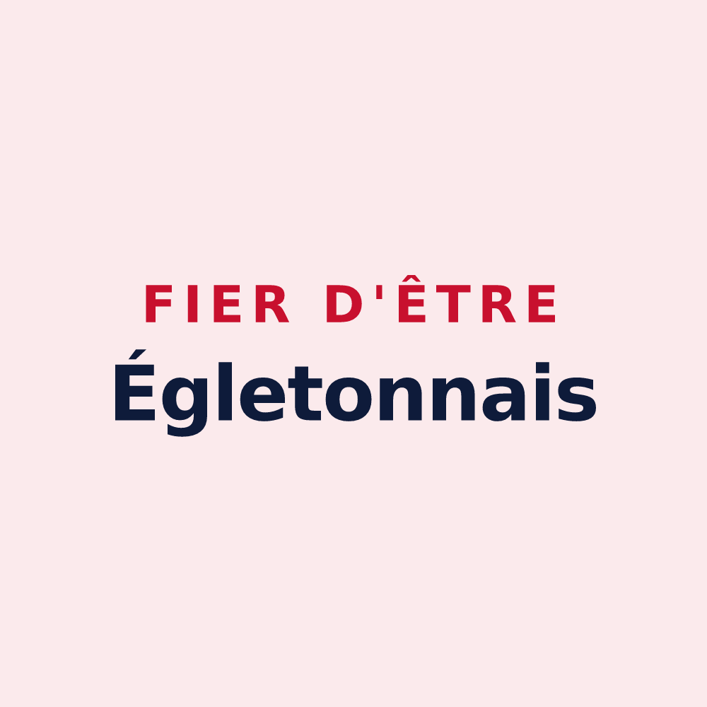 Magnet « Fier d'être Égletonnais » — design pour Égletons