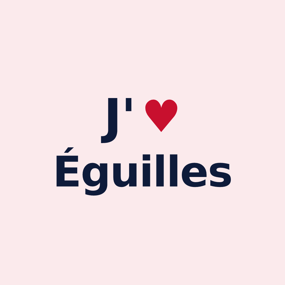 Magnet personnalisé Éguilles — design J'aime Éguilles