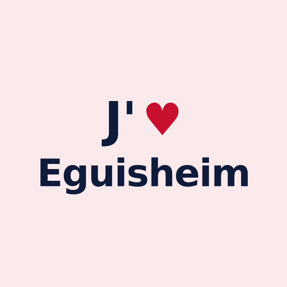 Magnet personnalisé Eguisheim — design J'aime Eguisheim