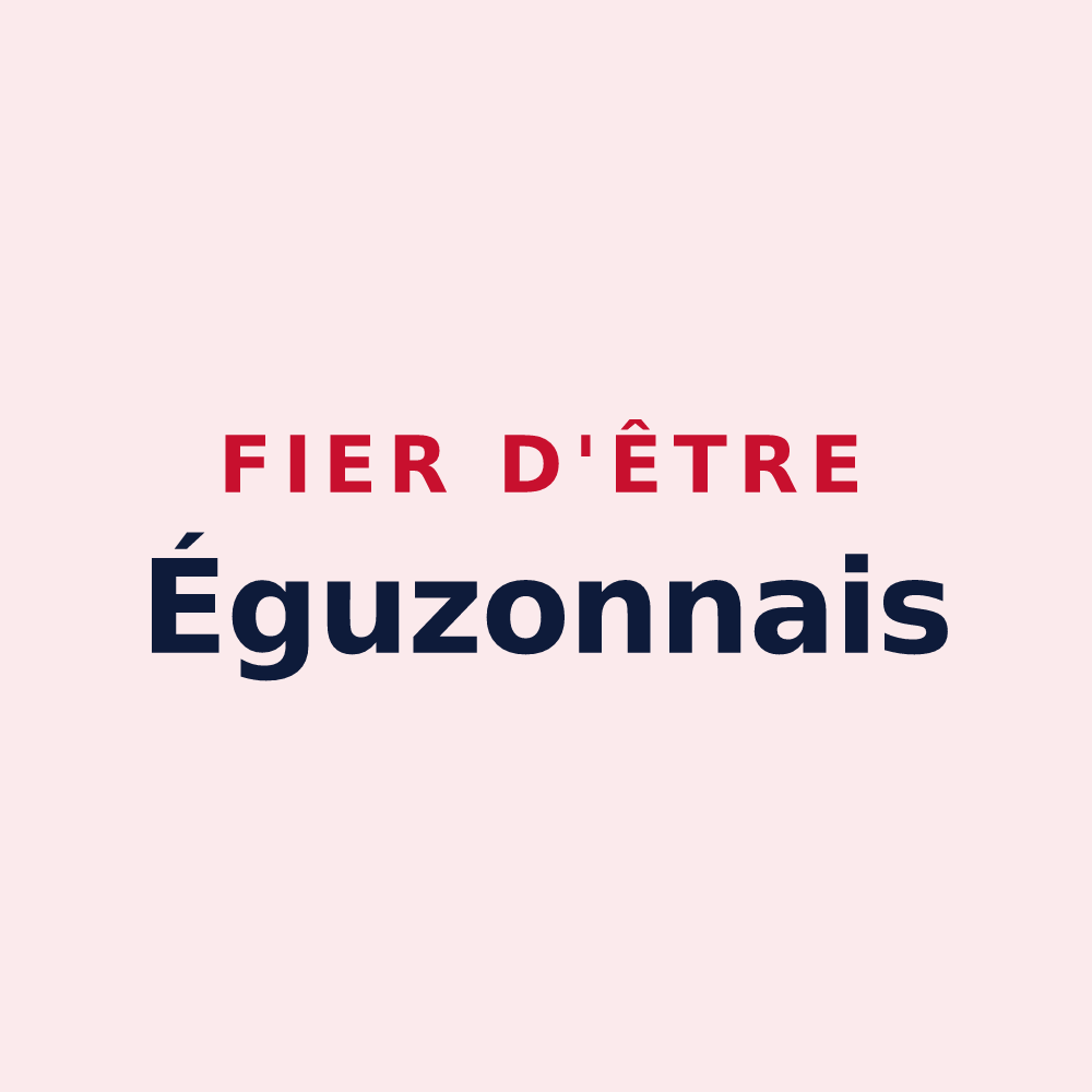 Magnet « Fier d'être Éguzonnais » — design pour Éguzon-Chantôme
