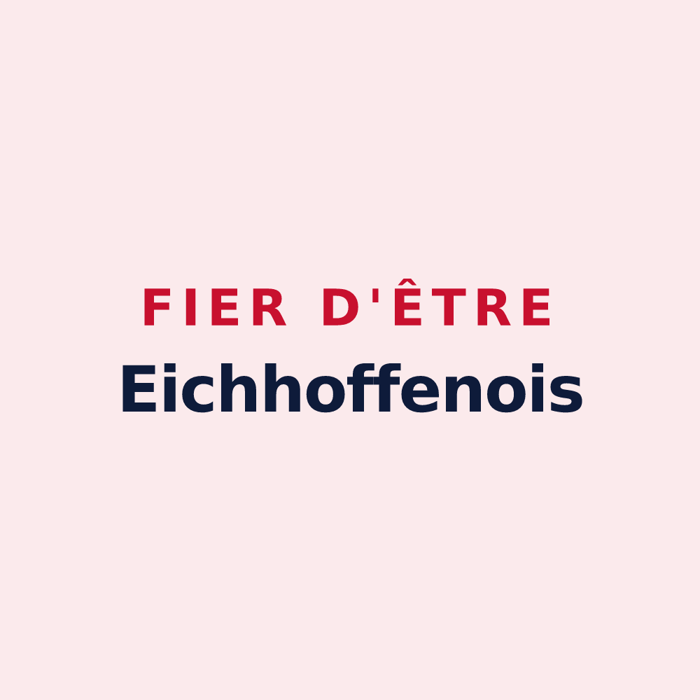Magnet « Fier d'être Eichhoffenois » — design pour Eichhoffen