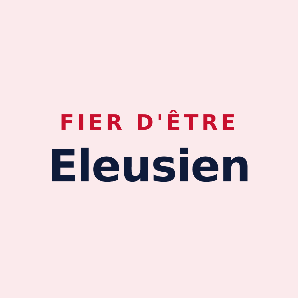 Magnet « Fier d'être Eleusien » — design pour Éleu-dit-Leauwette