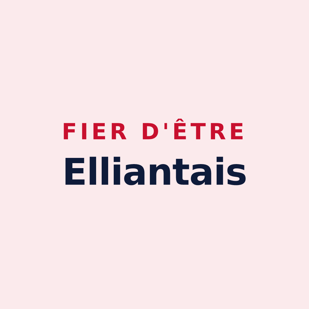 Magnet « Fier d'être Elliantais » — design pour Elliant