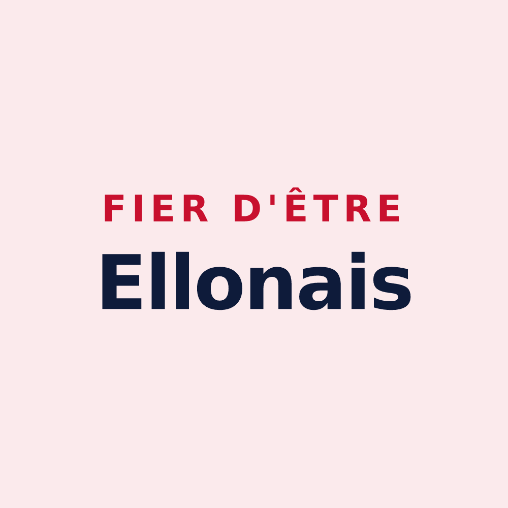 Magnet « Fier d'être Ellonais » — design pour Ellon