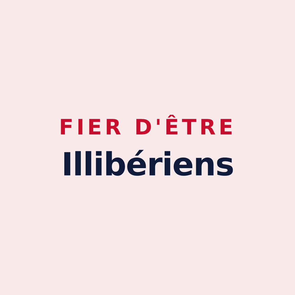 Magnet « Fier d'être Illibériens » — design pour Elne