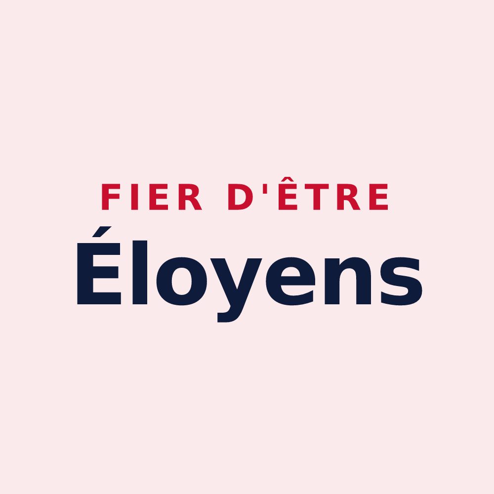 Magnet « Fier d'être Éloyens » — design pour Éloie