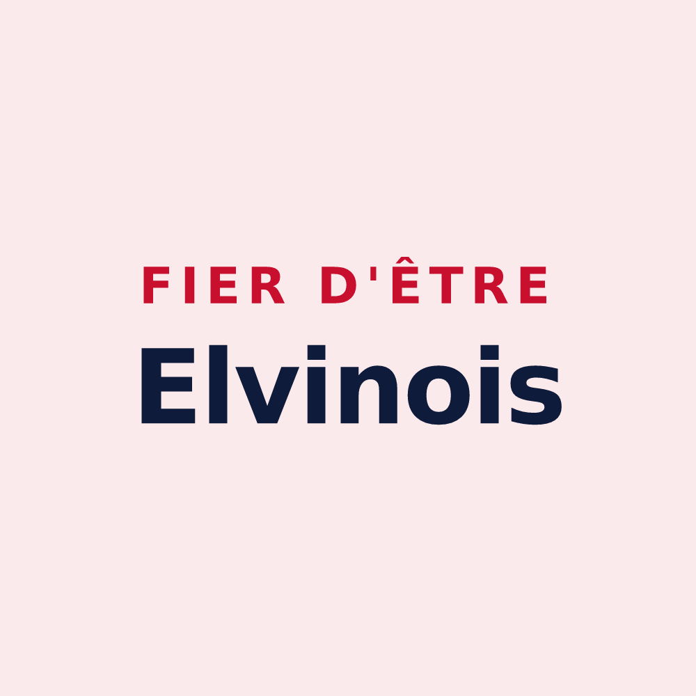 Magnet « Fier d'être Elvinois » — design pour Elven