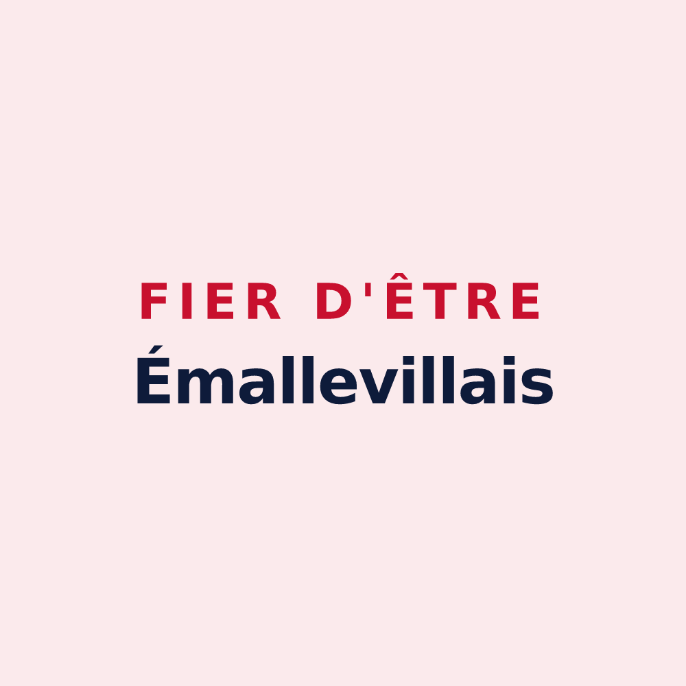 Magnet « Fier d'être Émallevillais » — design pour Émalleville