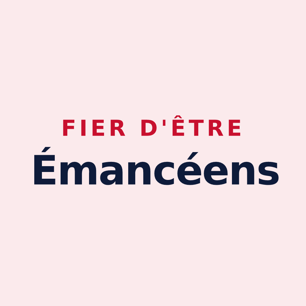 Magnet « Fier d'être Émancéens » — design pour Émancé
