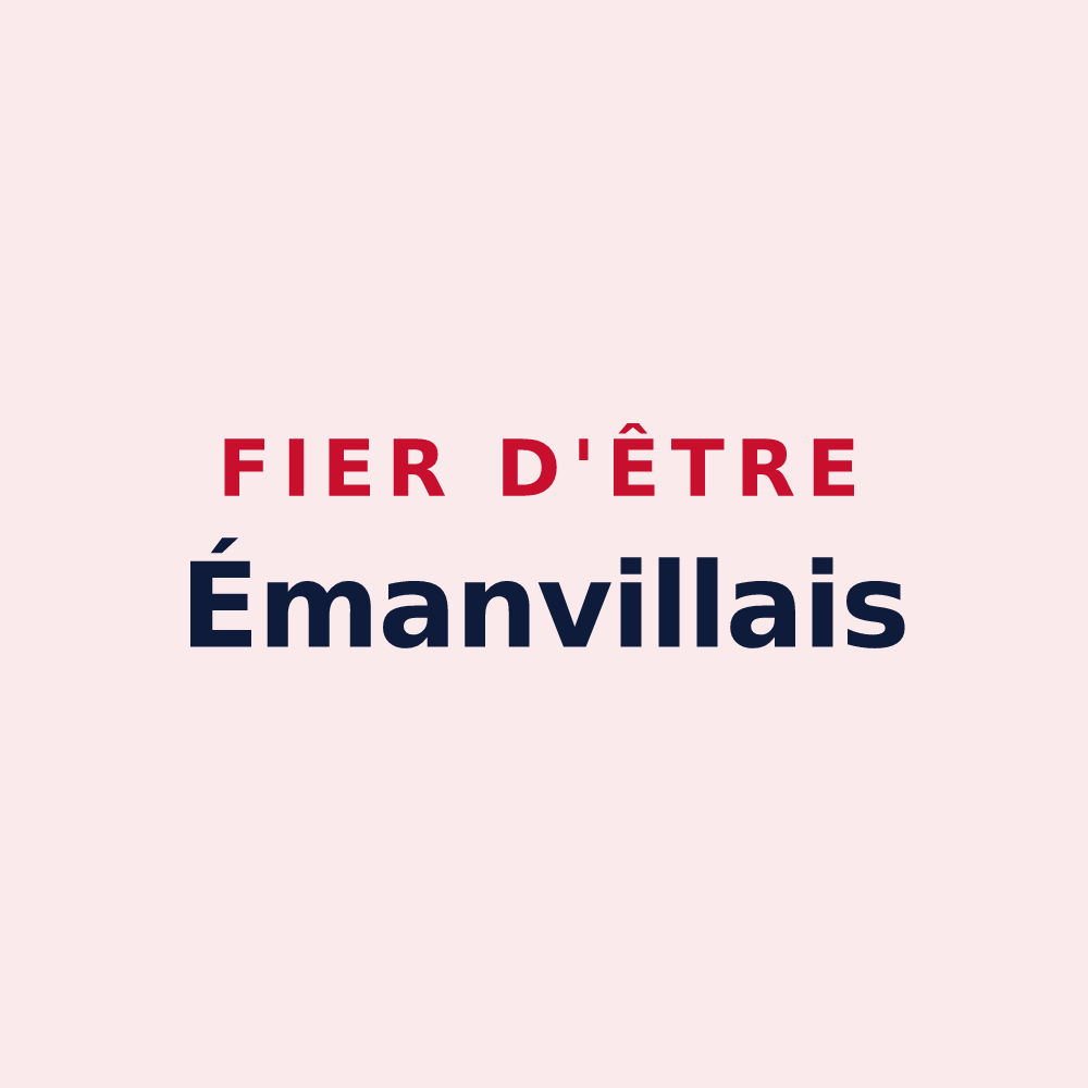 Magnet « Fier d'être Émanvillais » — design pour Émanville