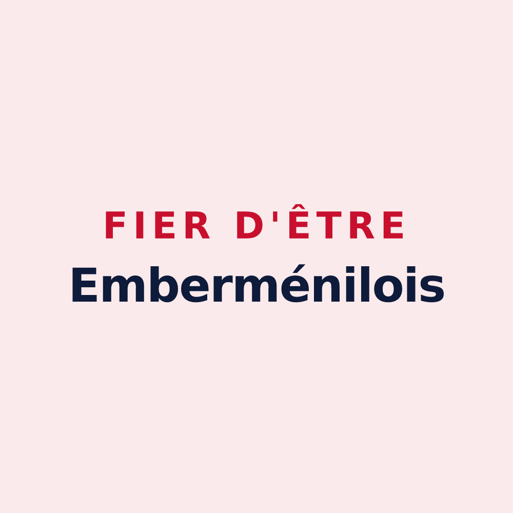 Magnet « Fier d'être Emberménilois » — design pour Emberménil