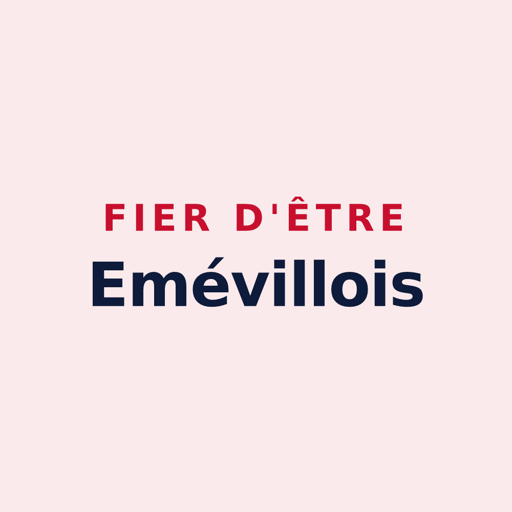 Magnet « Fier d'être Emévillois » — design pour Éméville