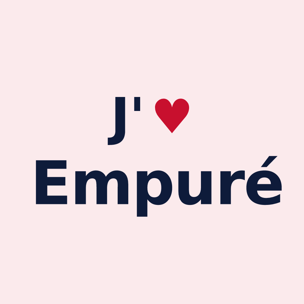 Magnet personnalisé Empuré — design J'aime Empuré