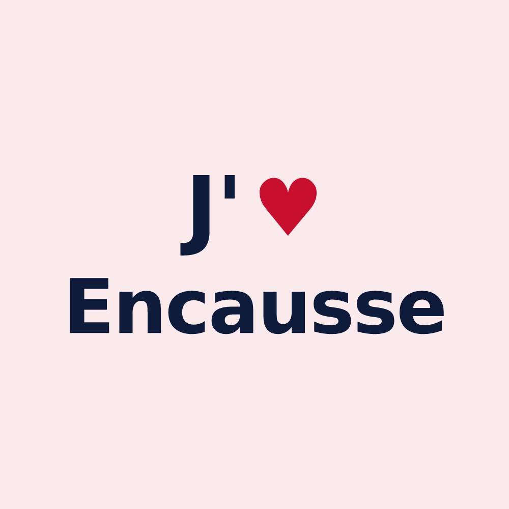 Magnet personnalisé Encausse — design J'aime Encausse