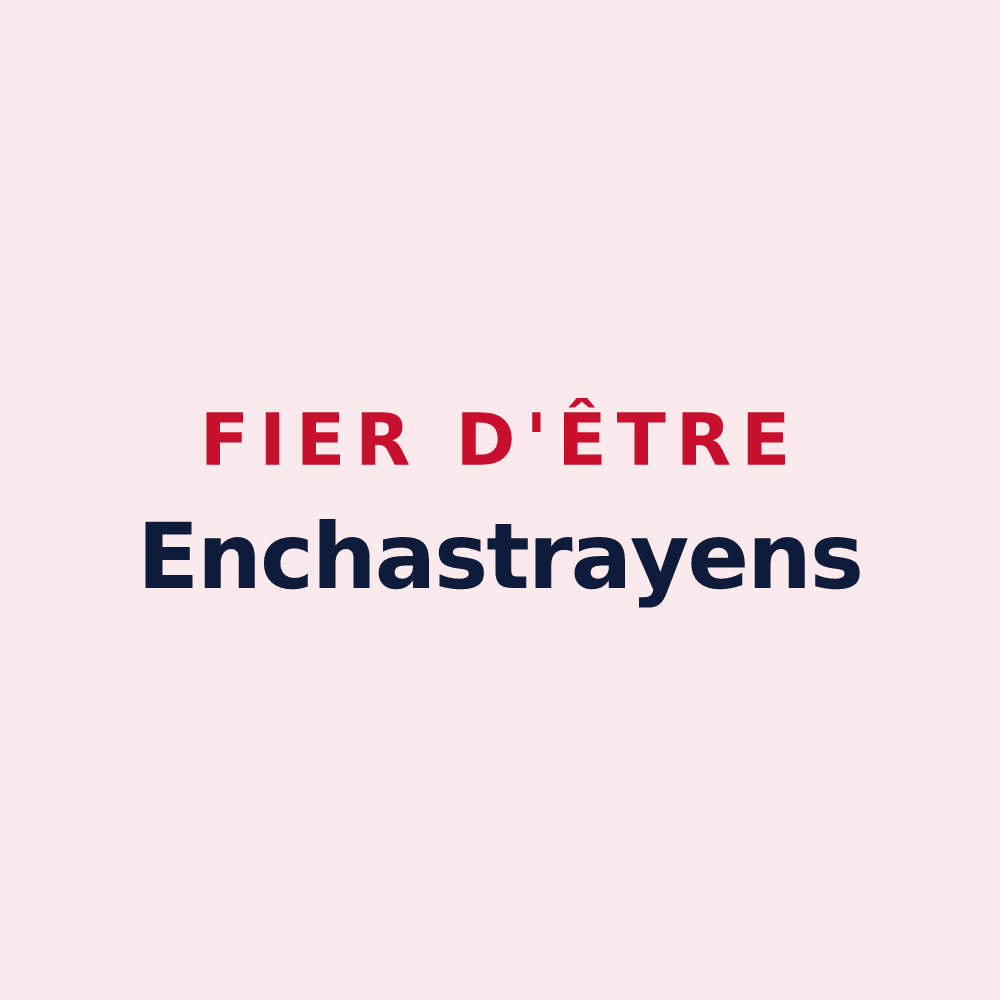 Magnet « Fier d'être Enchastrayens » — design pour Enchastrayes