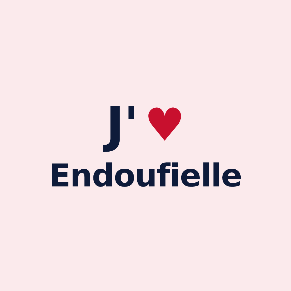 Magnet personnalisé Endoufielle — design J'aime Endoufielle
