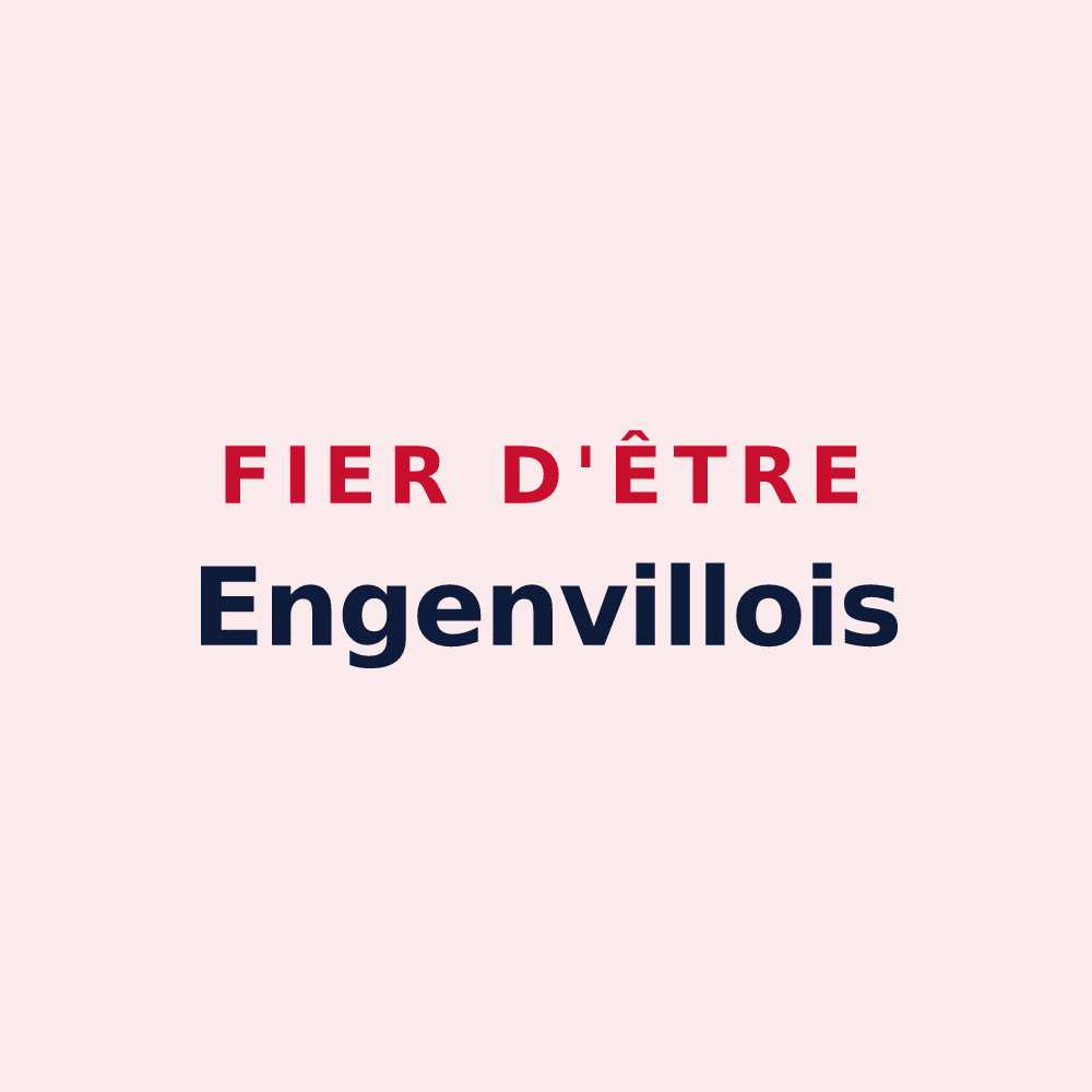 Magnet « Fier d'être Engenvillois » — design pour Engenville