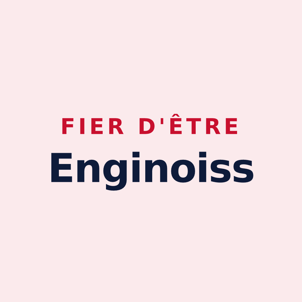 Magnet « Fier d'être Enginoiss » — design pour Engins