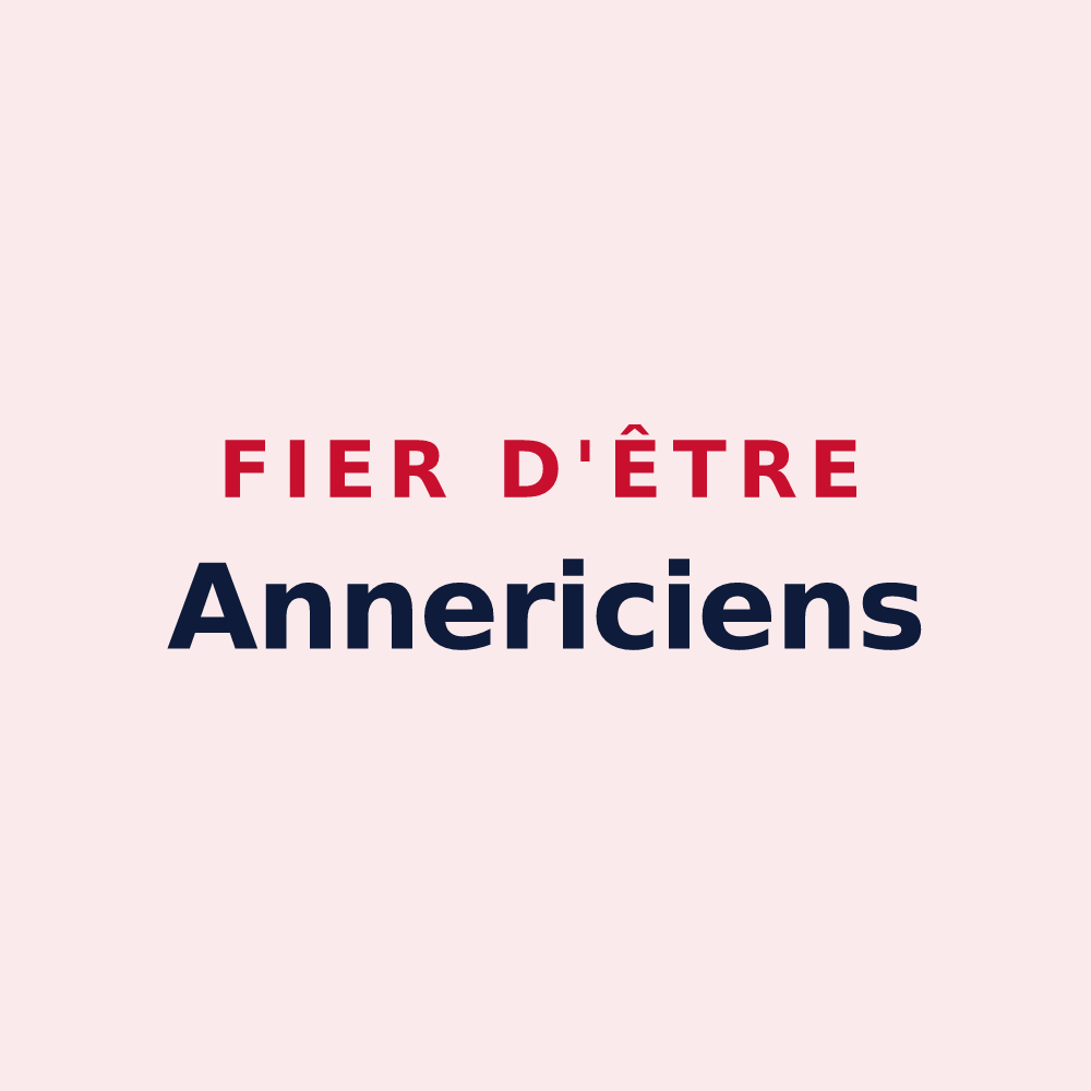 Magnet « Fier d'être Annericiens » — design pour Ennery