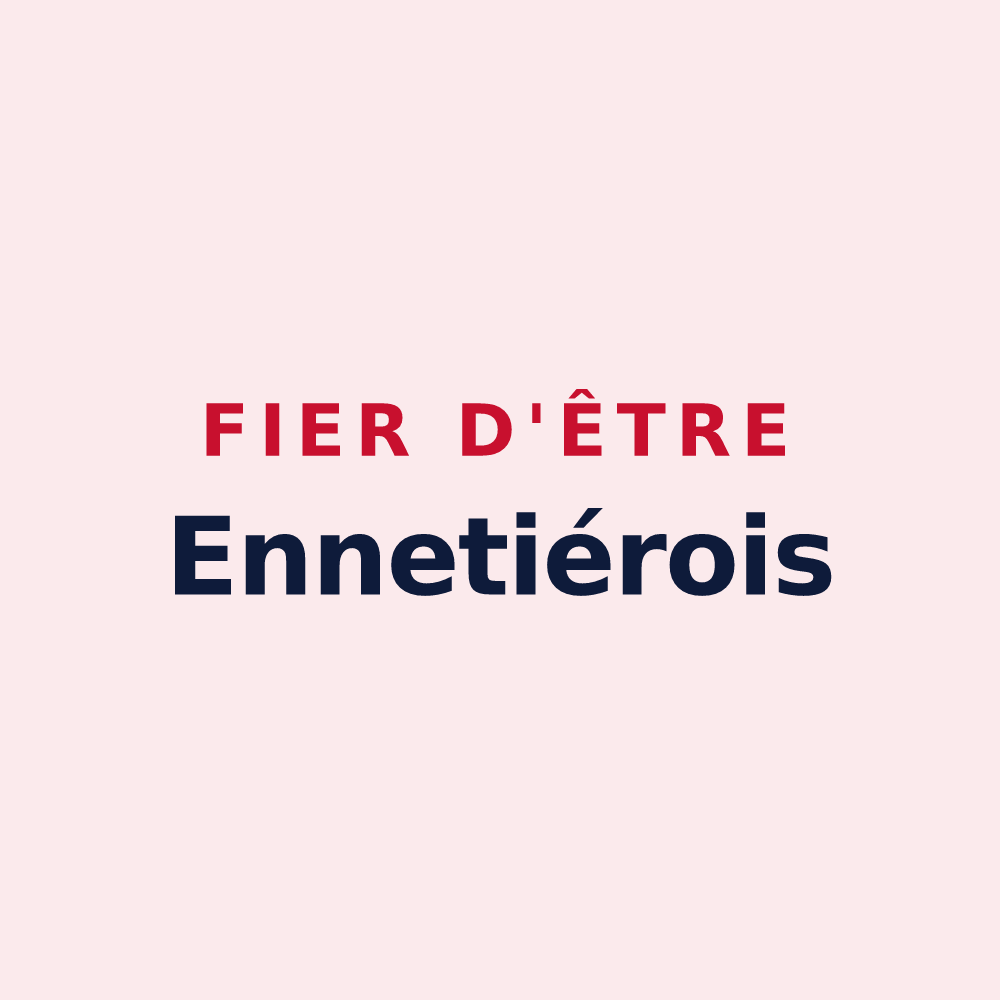 Magnet « Fier d'être Ennetiérois » — design pour Ennetières-en-Weppes
