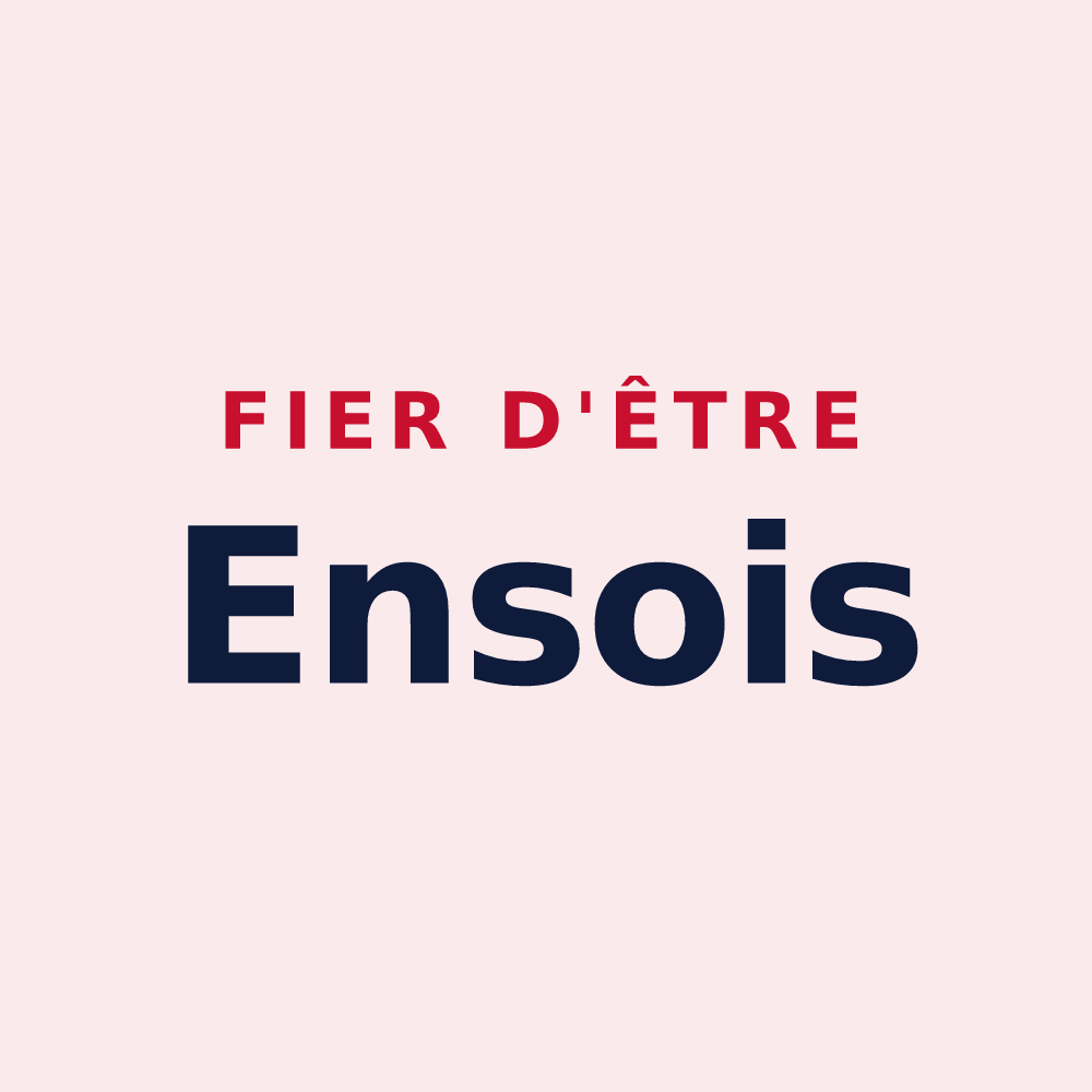 Magnet « Fier d'être Ensois » — design pour Ens