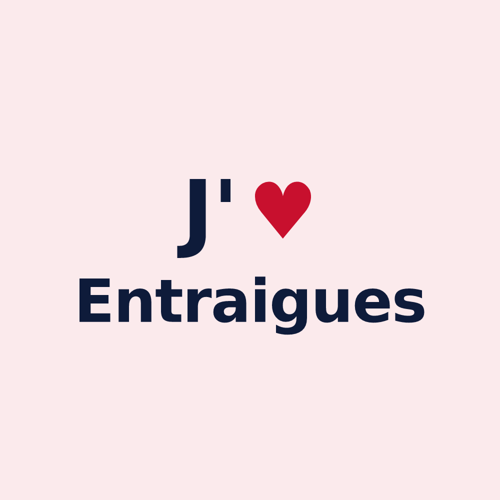 Magnet personnalisé Entraigues — design J'aime Entraigues