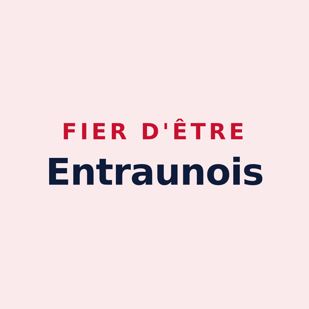 Magnet « Fier d'être Entraunois » — design pour Entraunes