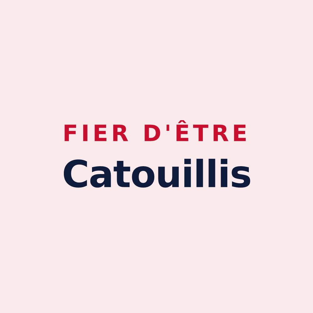 Magnet « Fier d'être Catouillis » — design pour Entre-deux-Monts