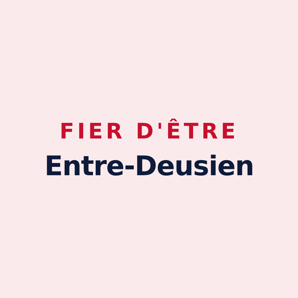 Magnet « Fier d'être Entre-Deusien » — design pour Entre-Deux