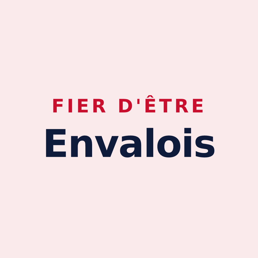 Magnet « Fier d'être Envalois » — design pour Enval