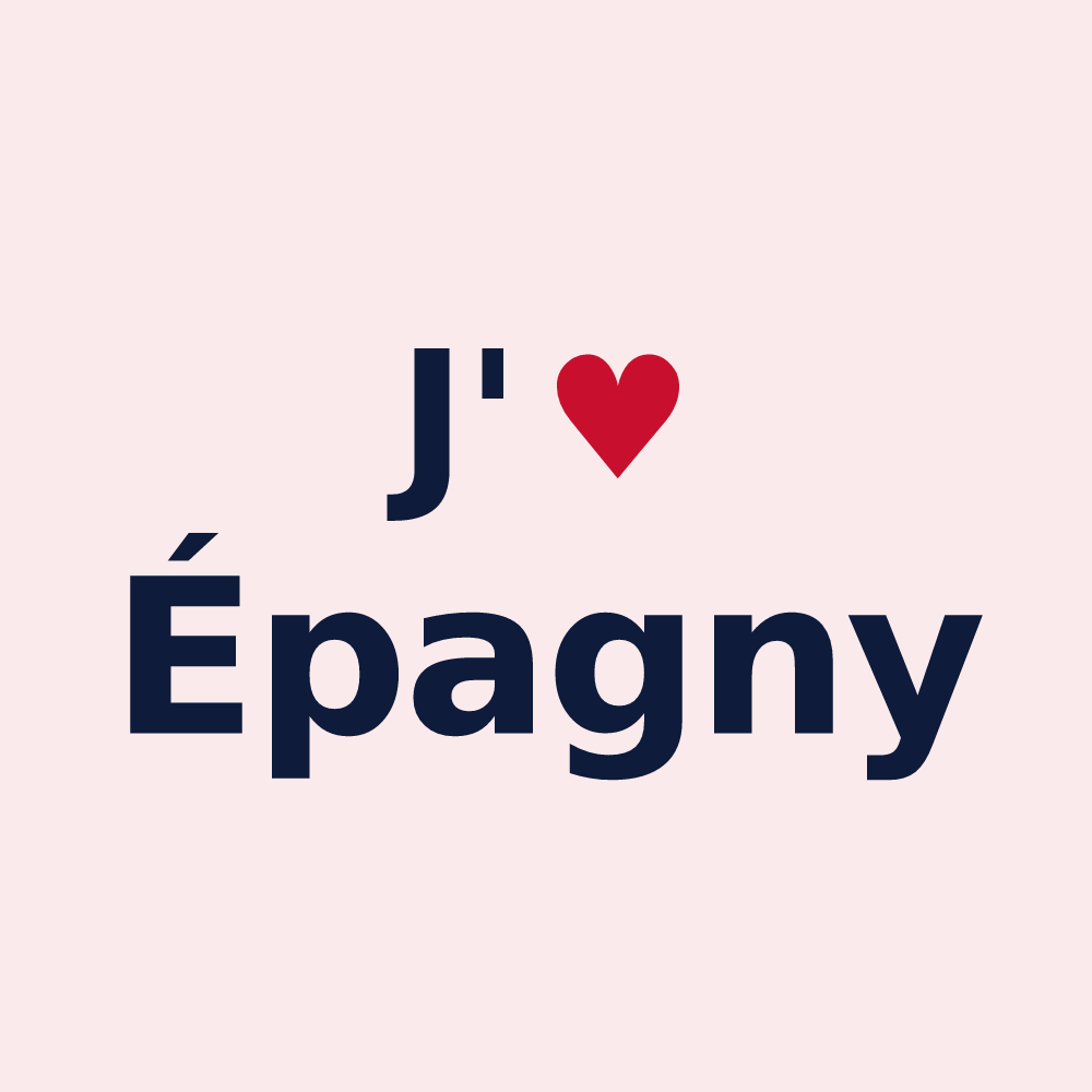 Magnet personnalisé Épagny — design J'aime Épagny