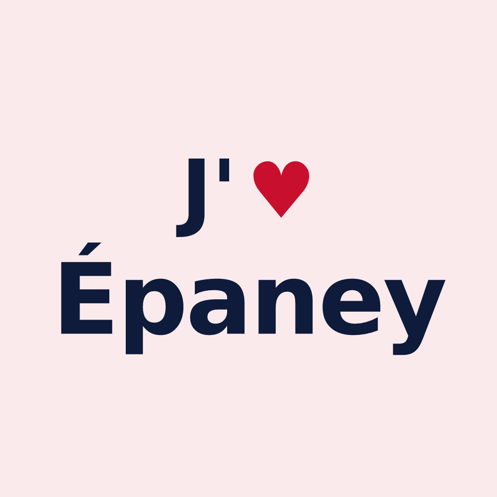 Magnet personnalisé Épaney — design J'aime Épaney