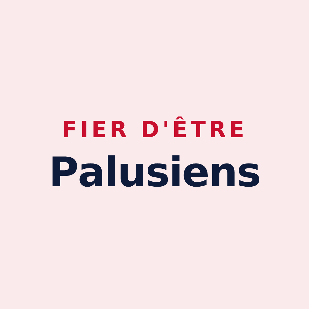 Magnet « Fier d'être Palusiens » — design pour Épaux-Bézu