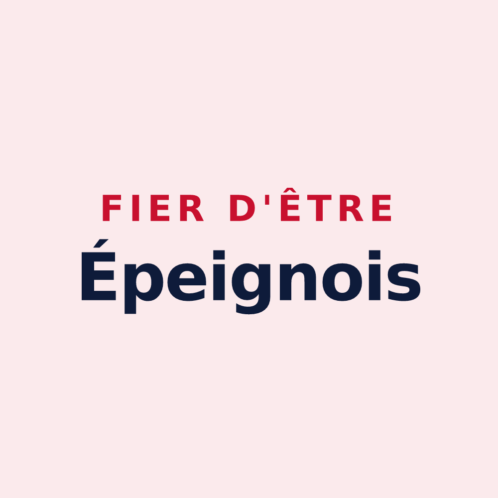 Magnet « Fier d'être Épeignois » — design pour Épeigné-les-Bois