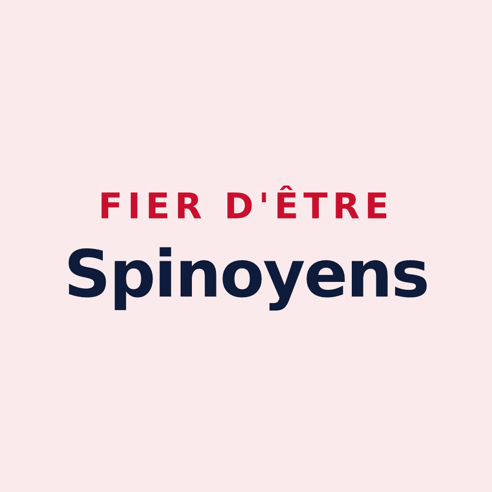 Magnet « Fier d'être Spinoyens » — design pour Épenoy